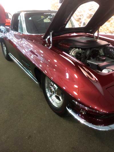 1963 split window corvette black widow